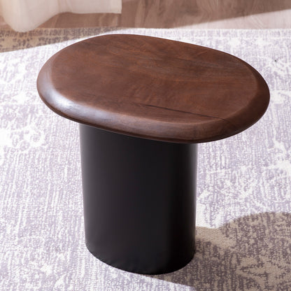 Stylish Two-Tone Side Table