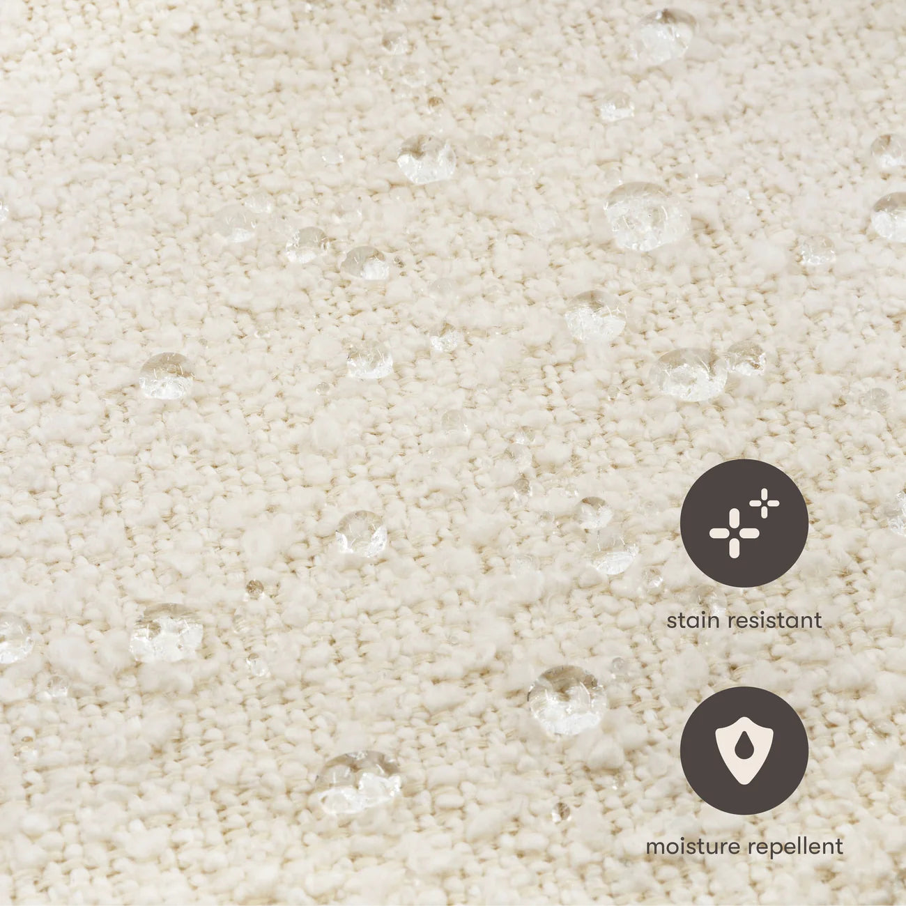 Vanilla Plush Boucle Kids Lounge Chair