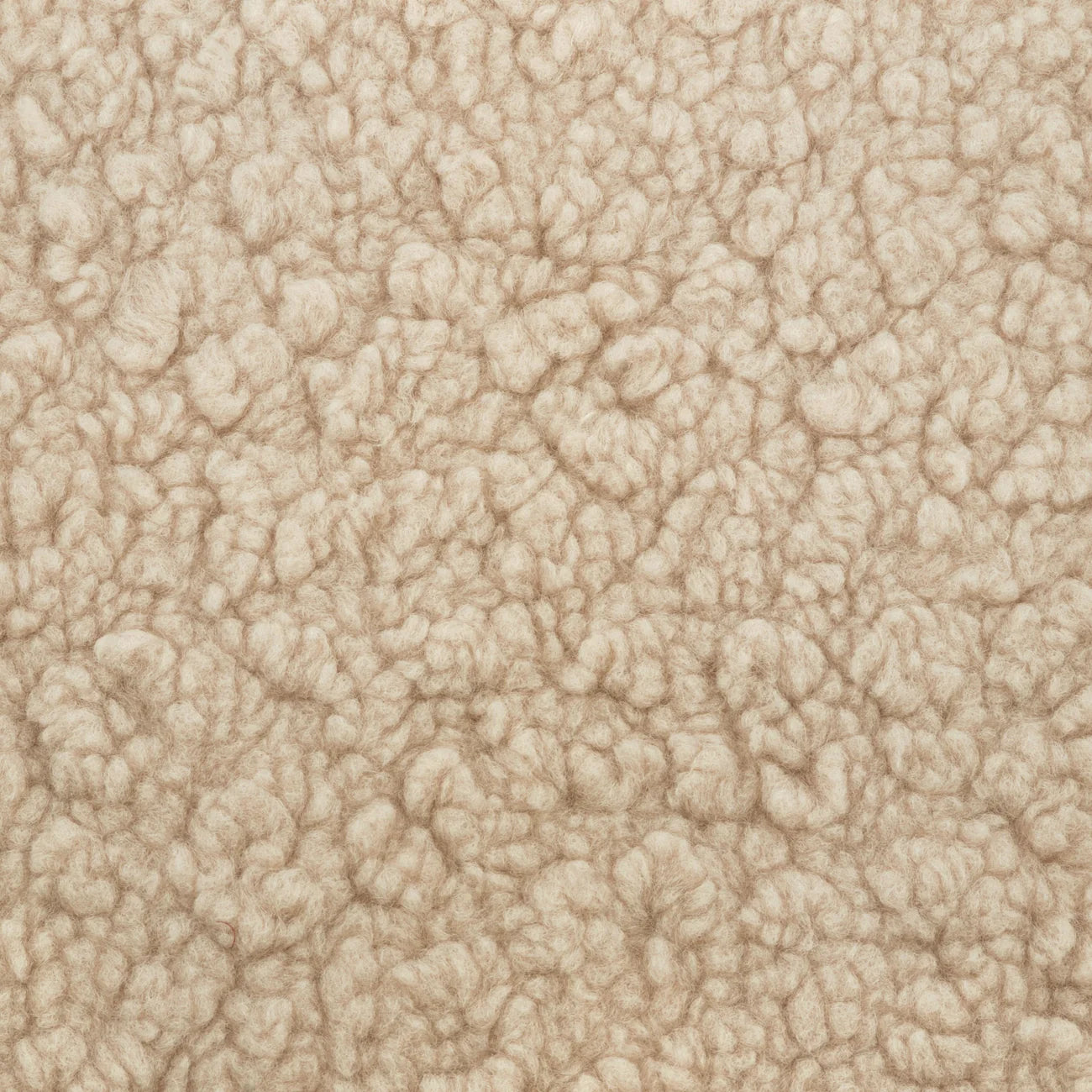 Beige Cozy Boucle Kids Accent Chair