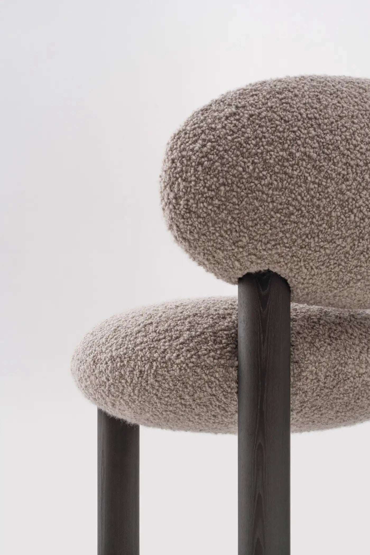 Boevian Bubble Beige Boucle Lounge Chair