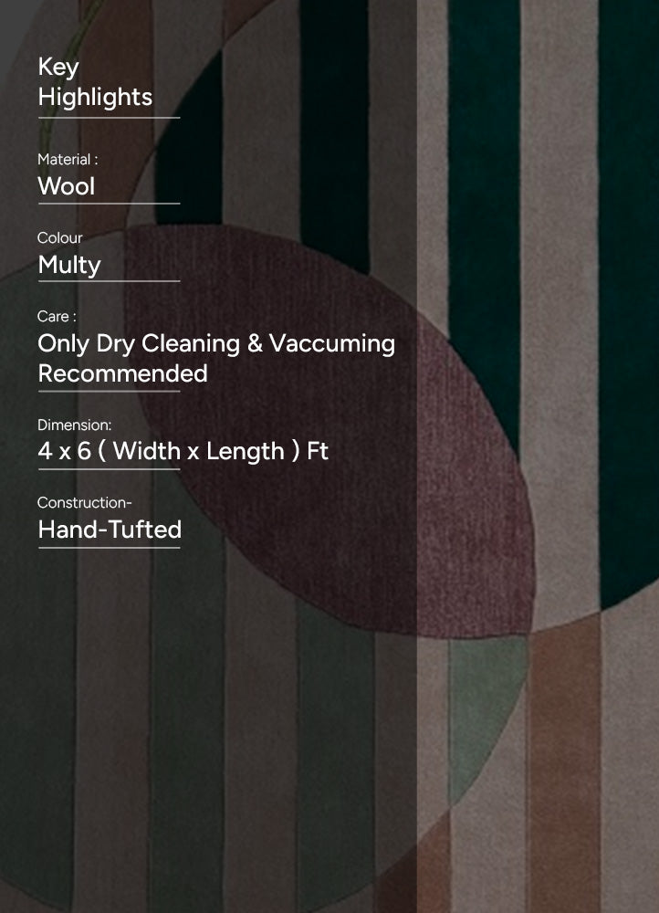 Sophisticated Marron Wool Carpet