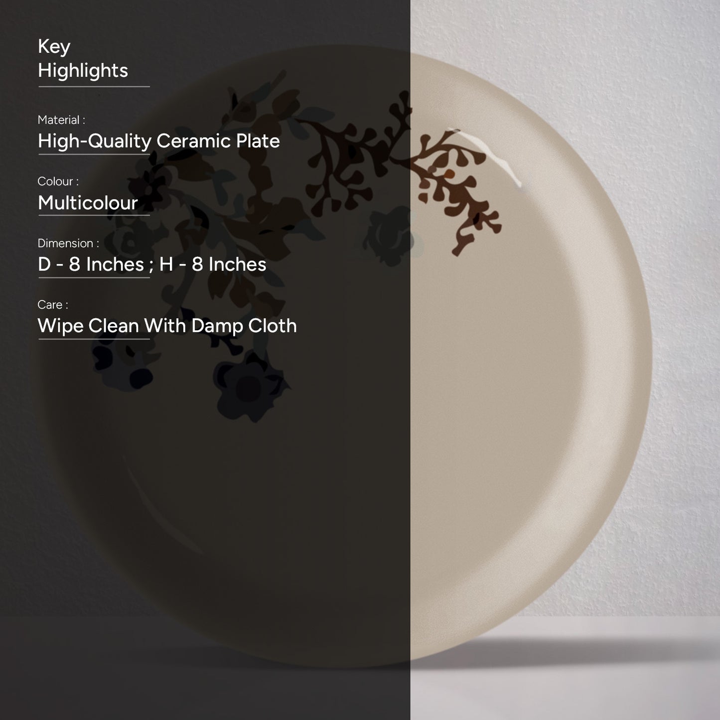 Classic Ditsy Wall Plate