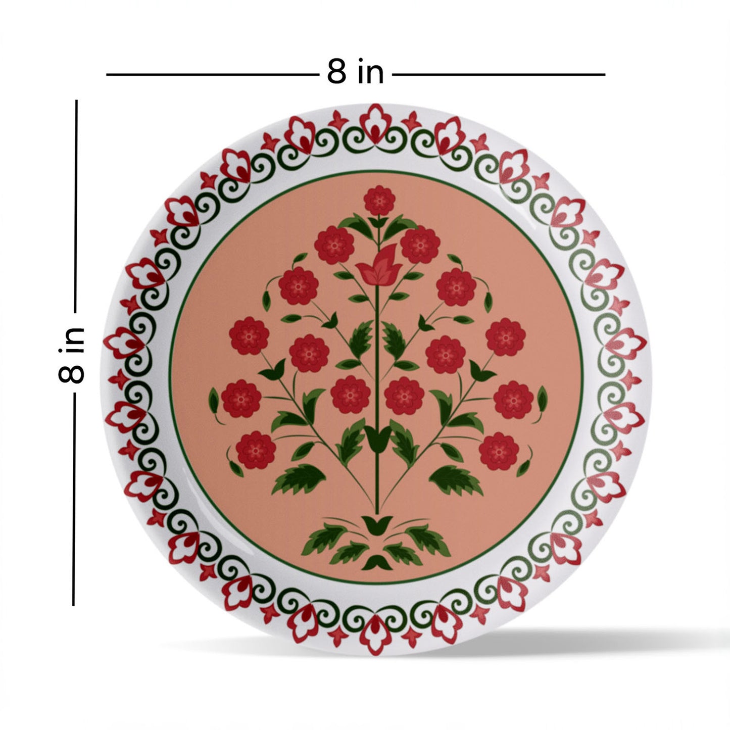 Mughal Garden-Inspired Tropical Elegance tree plate