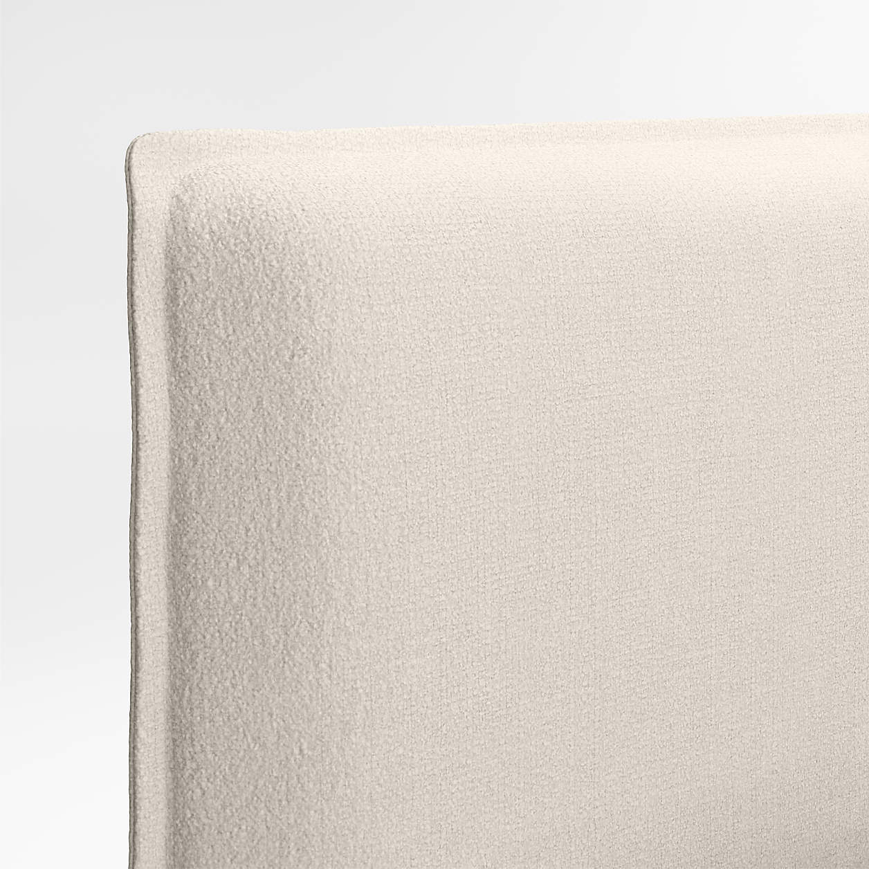 Block Design Cream Boucle Kids Big Storage Bed