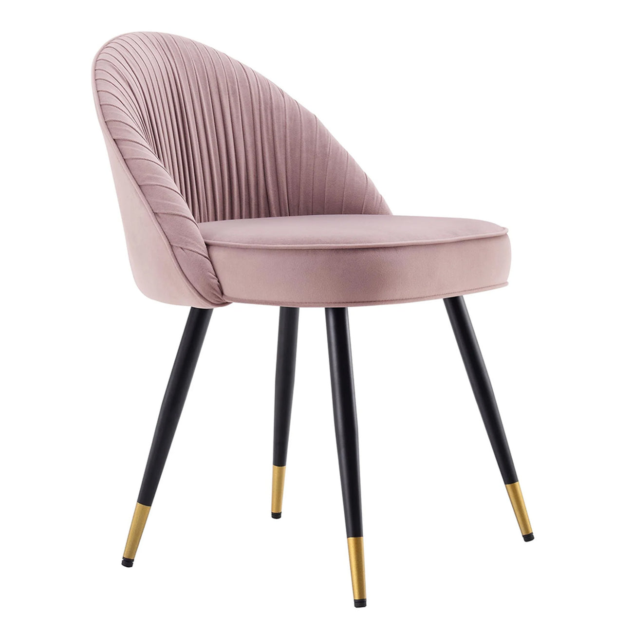 Online Best Minimalist Velvet Dining Table Chair Pink Best Price