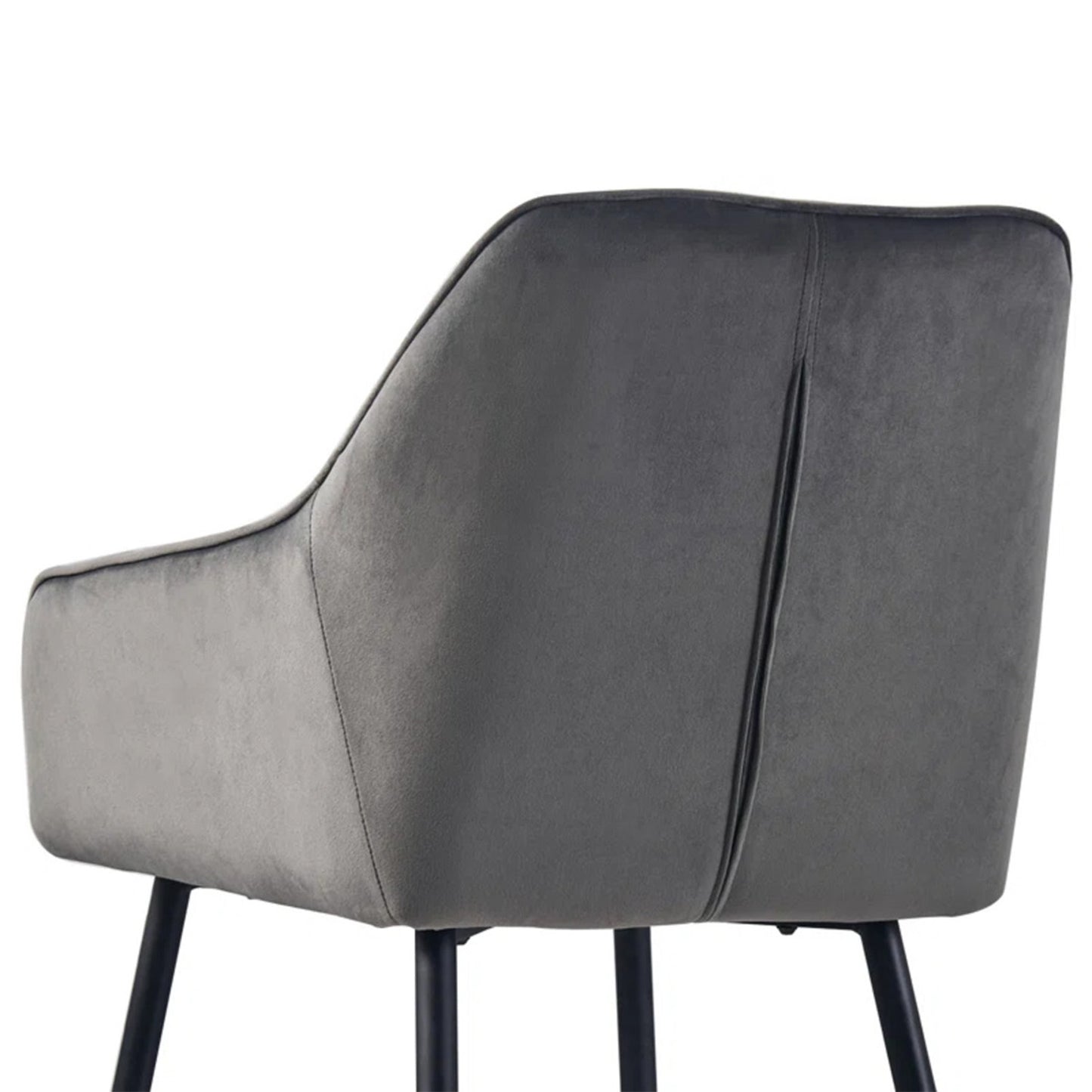 Online Best Velvet Dining Chair Grey Best Price