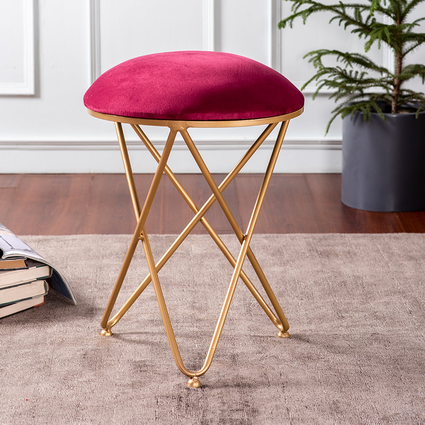 cross leg stool