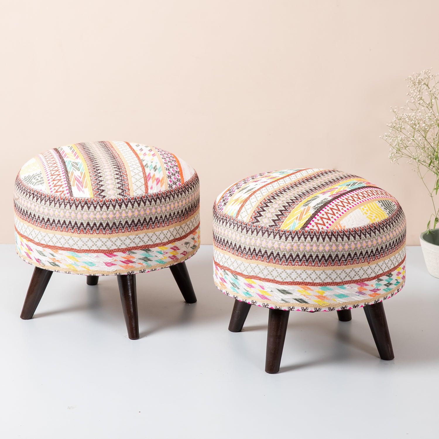 Multicolor ottoman online