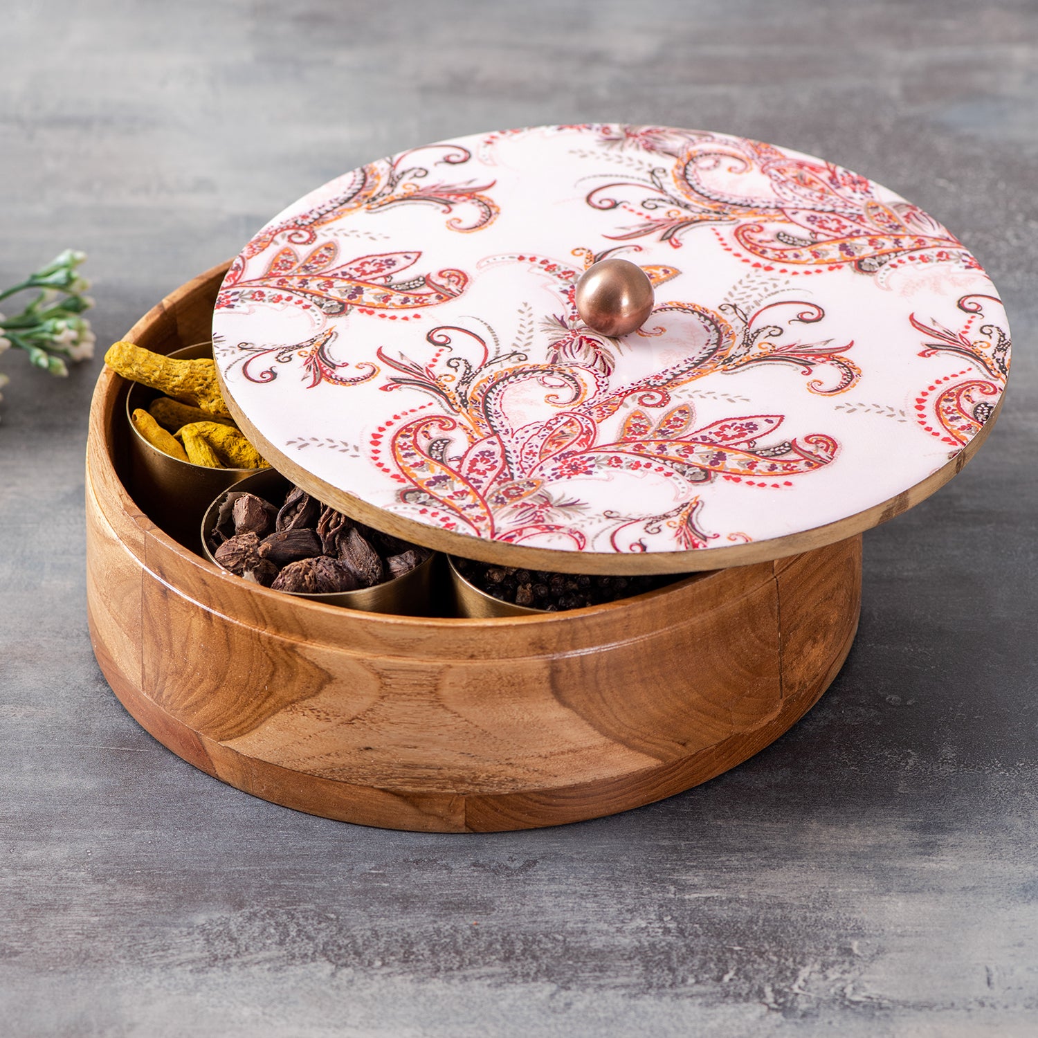 wooden spice box online