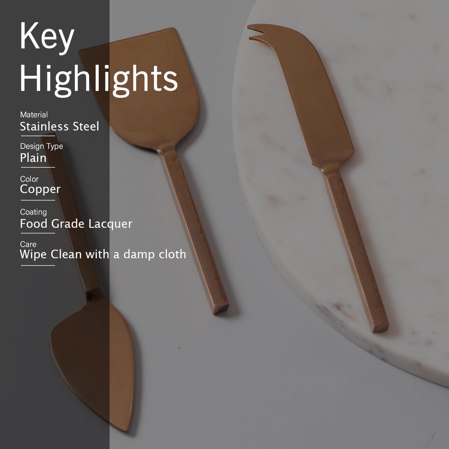 cheese copper knives