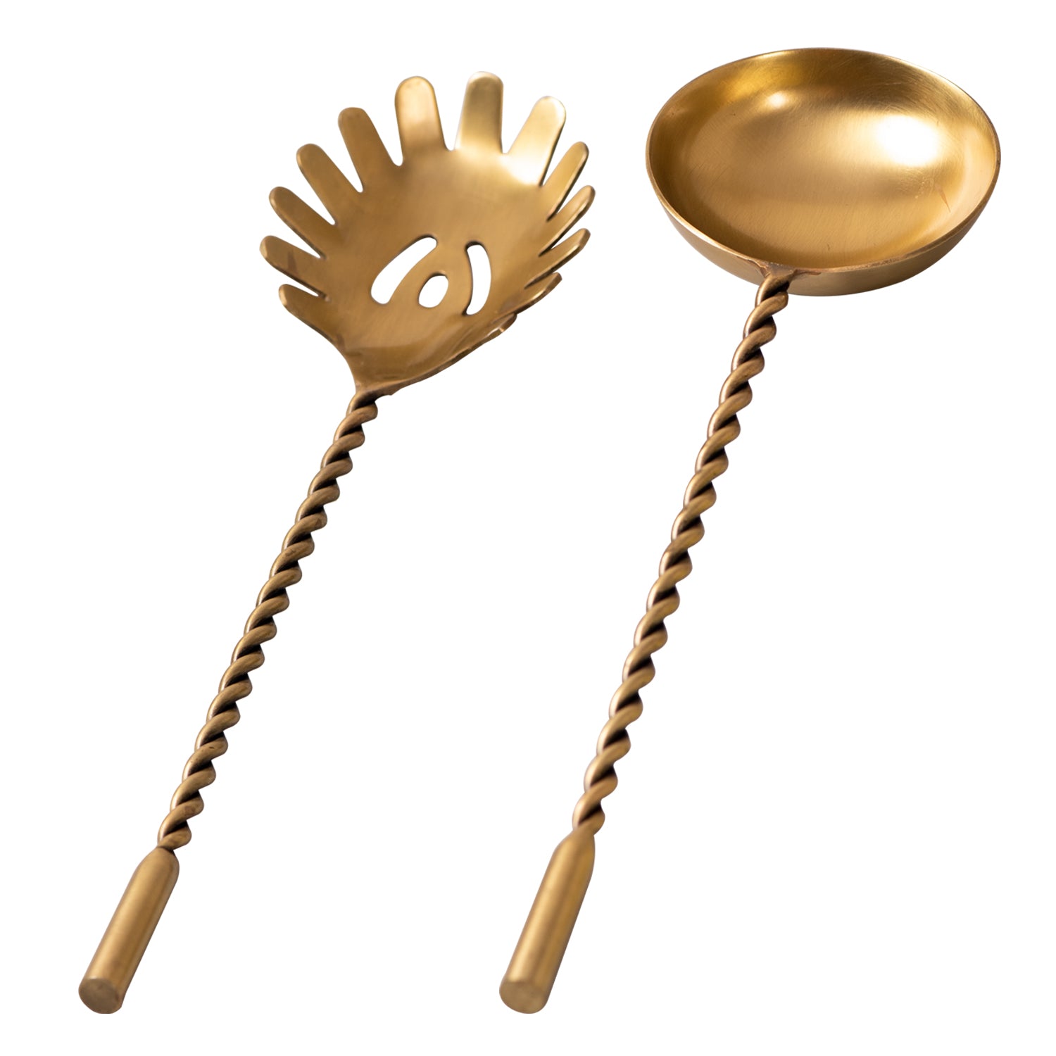 twisted salad serving spoon
