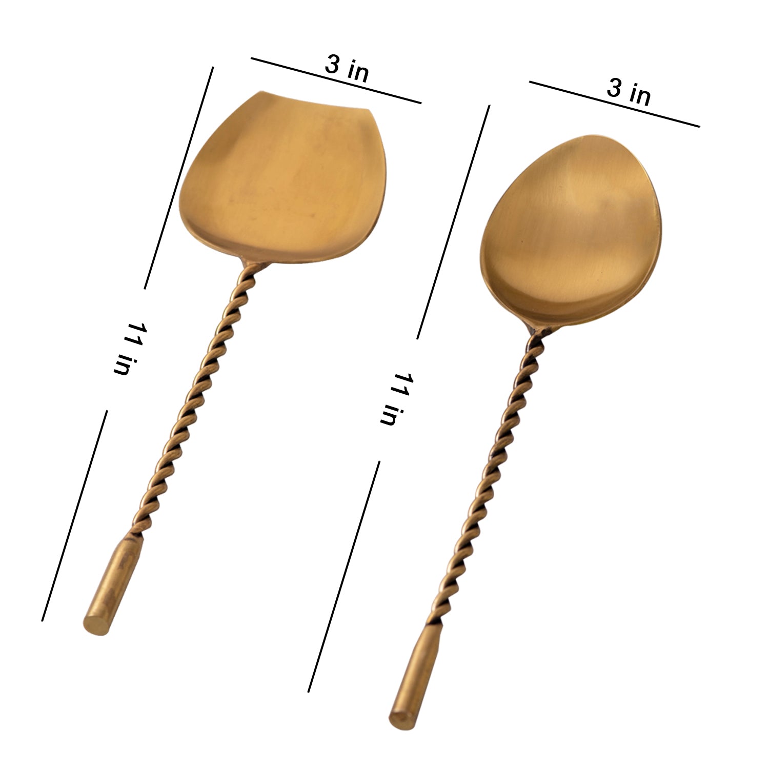 gold serving spoon for rice