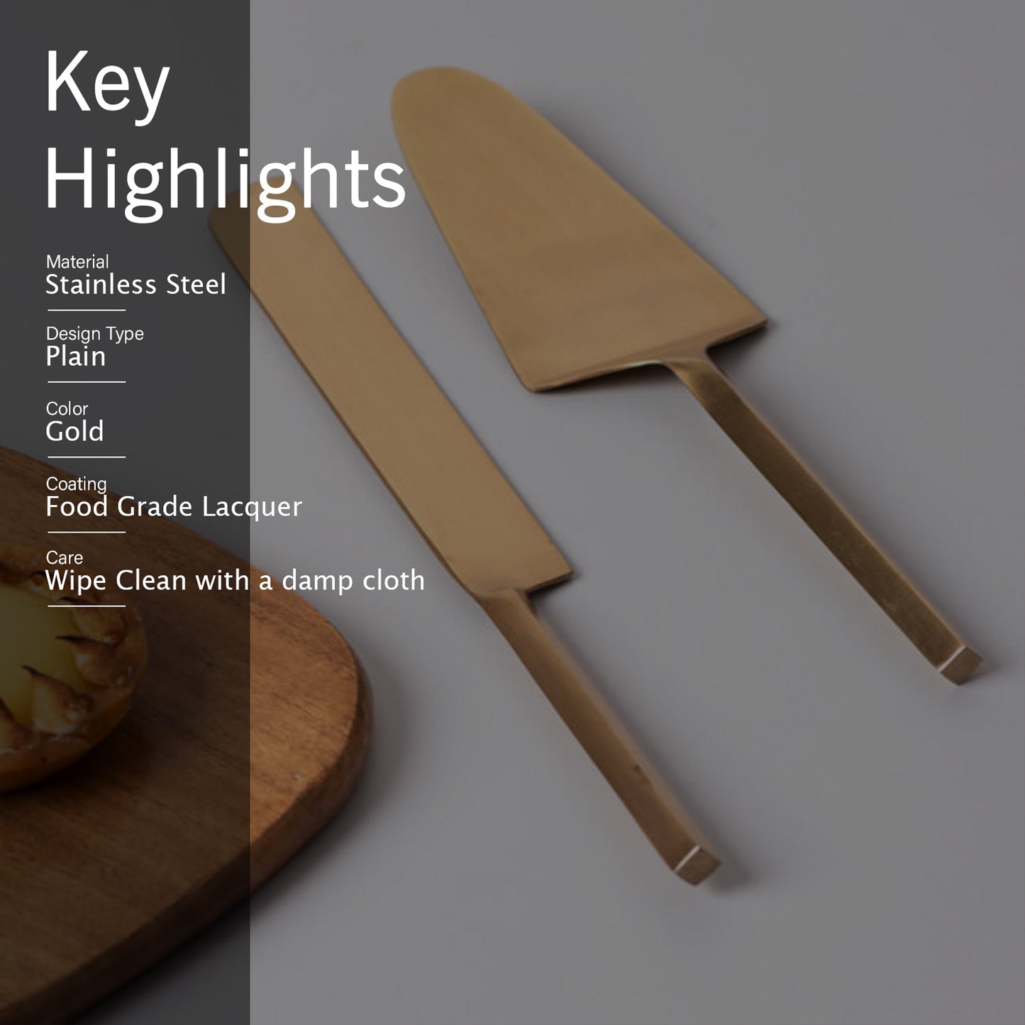 Premium Cake Knife and Server set 