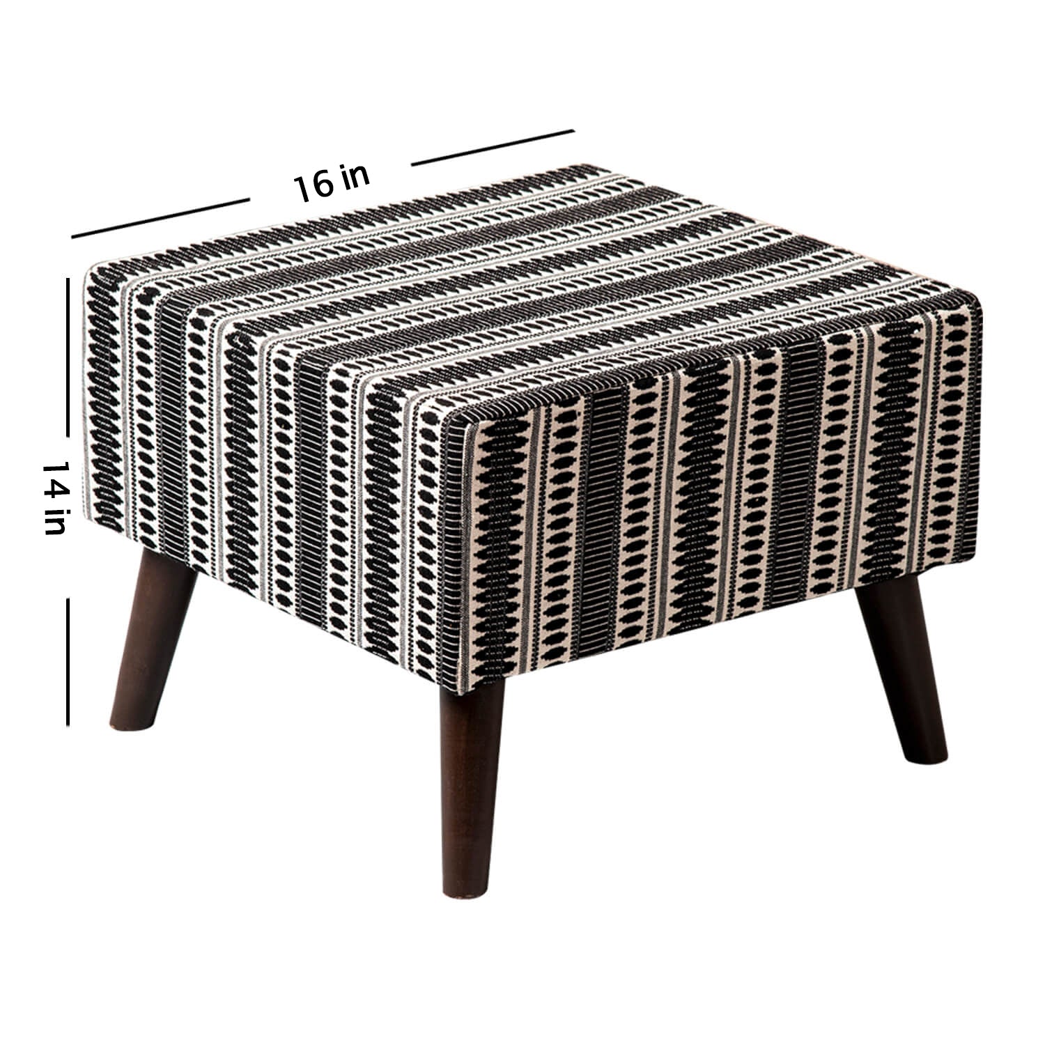 Wooden seating stool