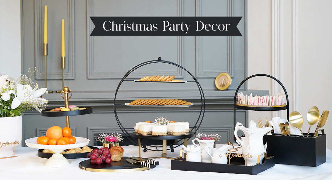 Christmas Party Décor: Cake Stands and Servers for a Magical Touch