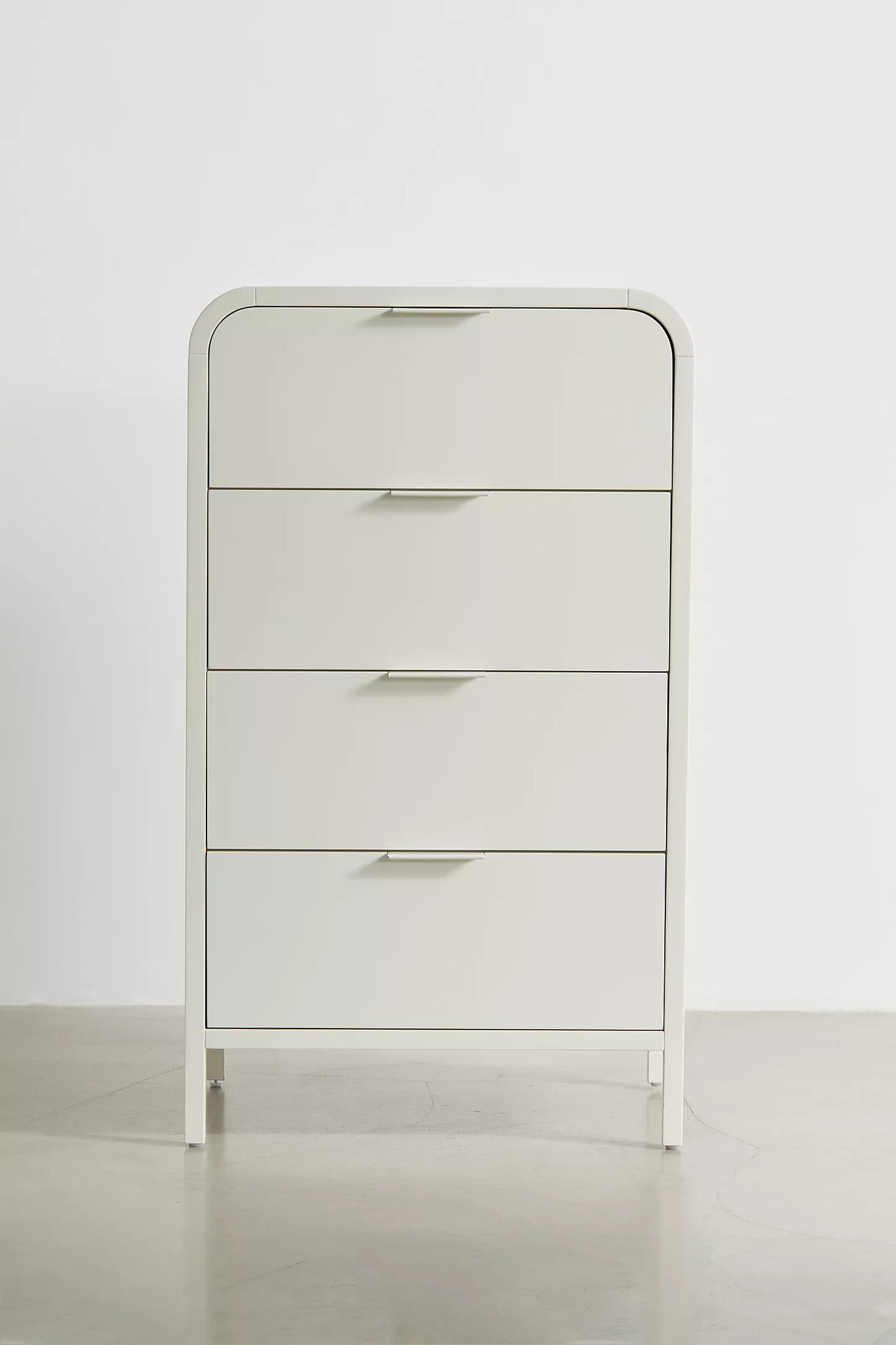 Kane Tall 4-Drawer Dresser-Ivory