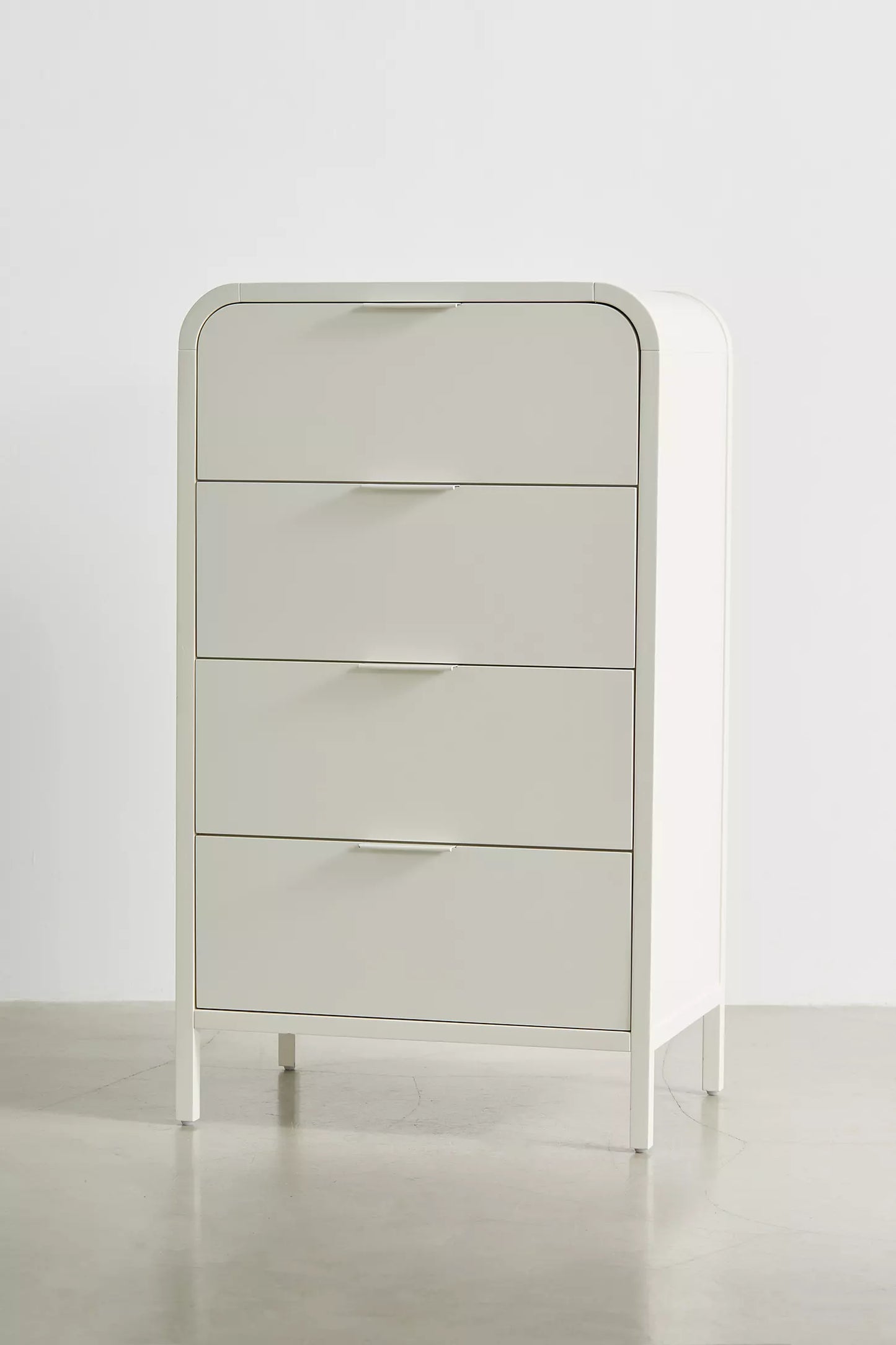 Kane Tall 4-Drawer Dresser-Ivory