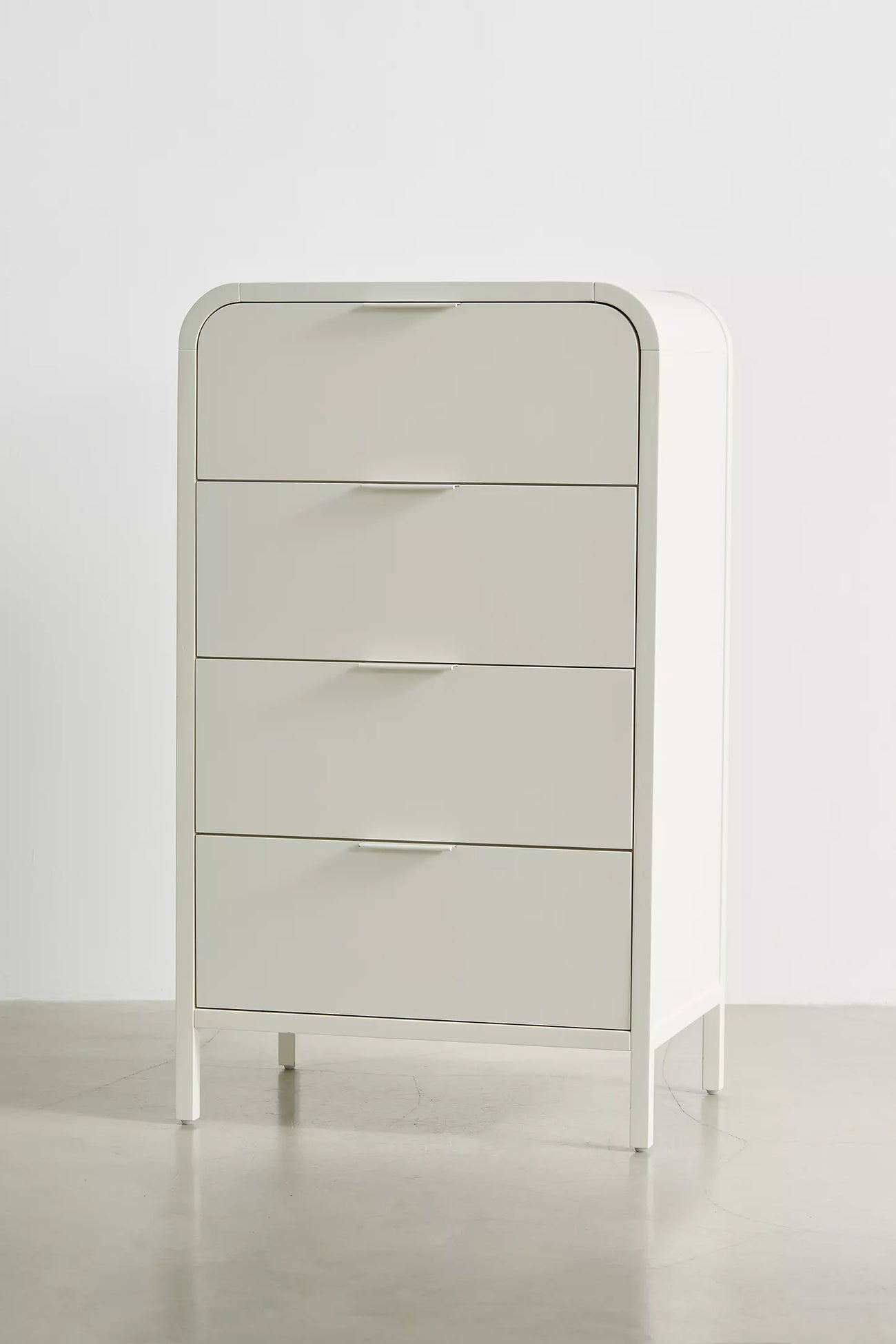 Kane Tall 4-Drawer Dresser-Ivory