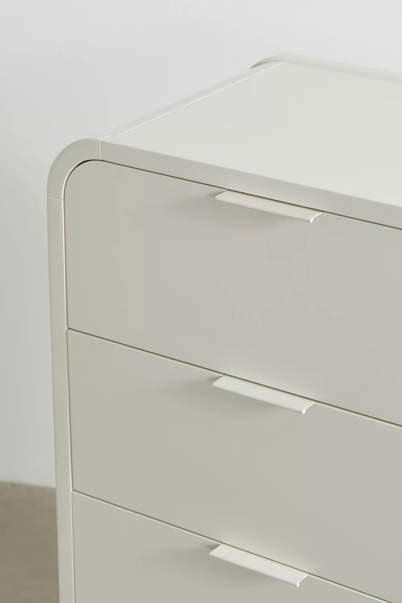 Kane Tall 4-Drawer Dresser-Ivory