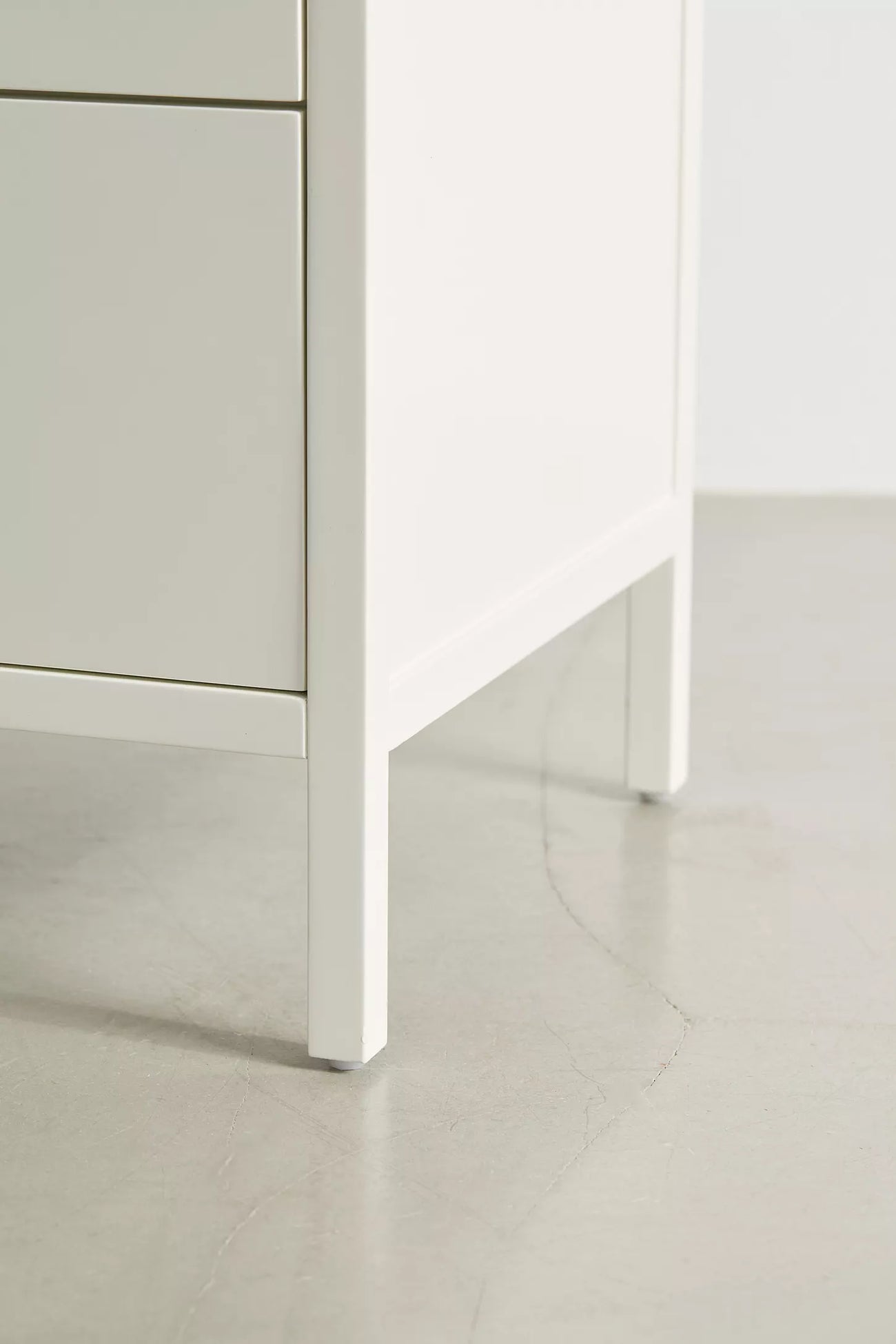 Kane Tall 4-Drawer Dresser-Ivory
