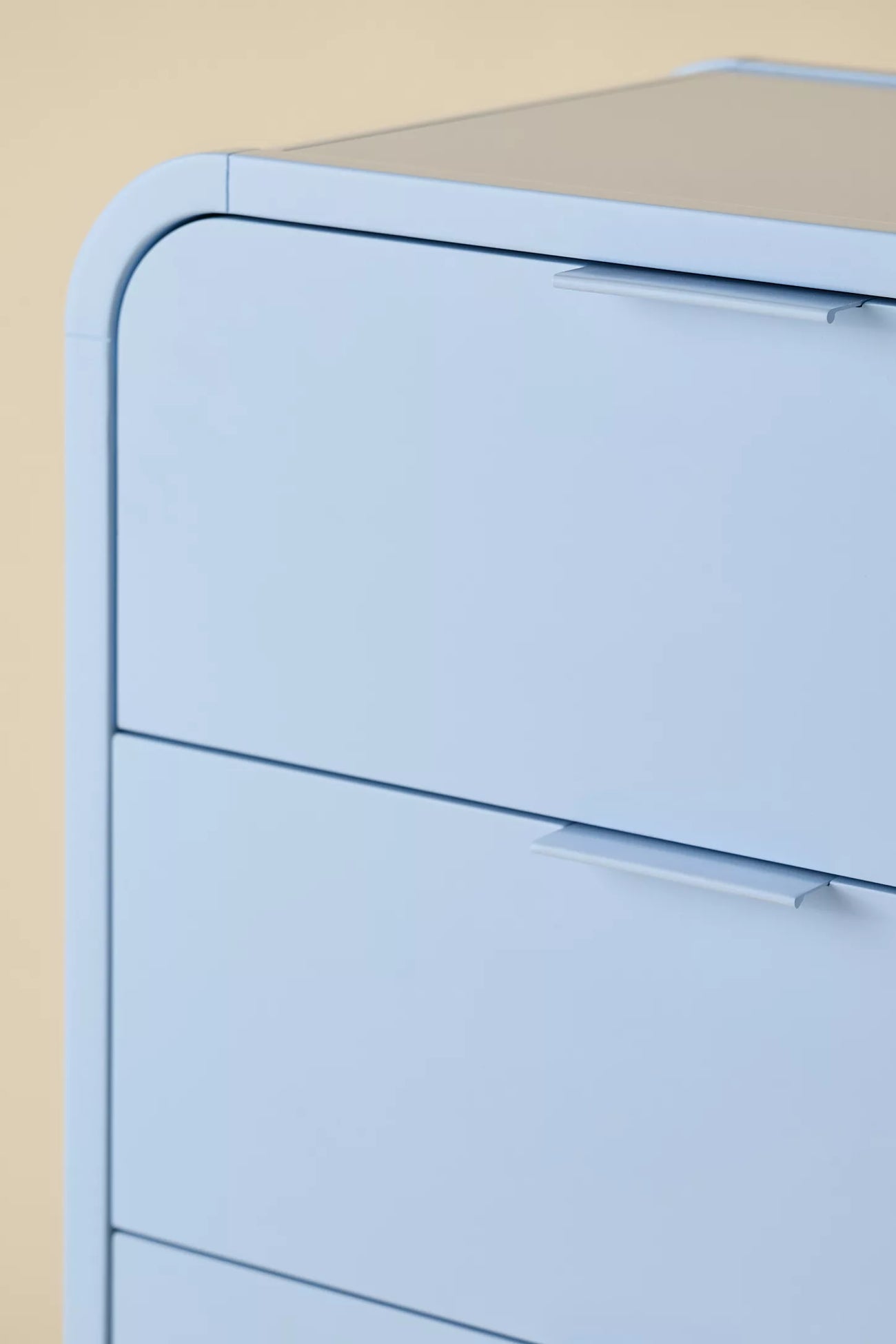 Kane Tall 4-Drawer Dresser - Sky