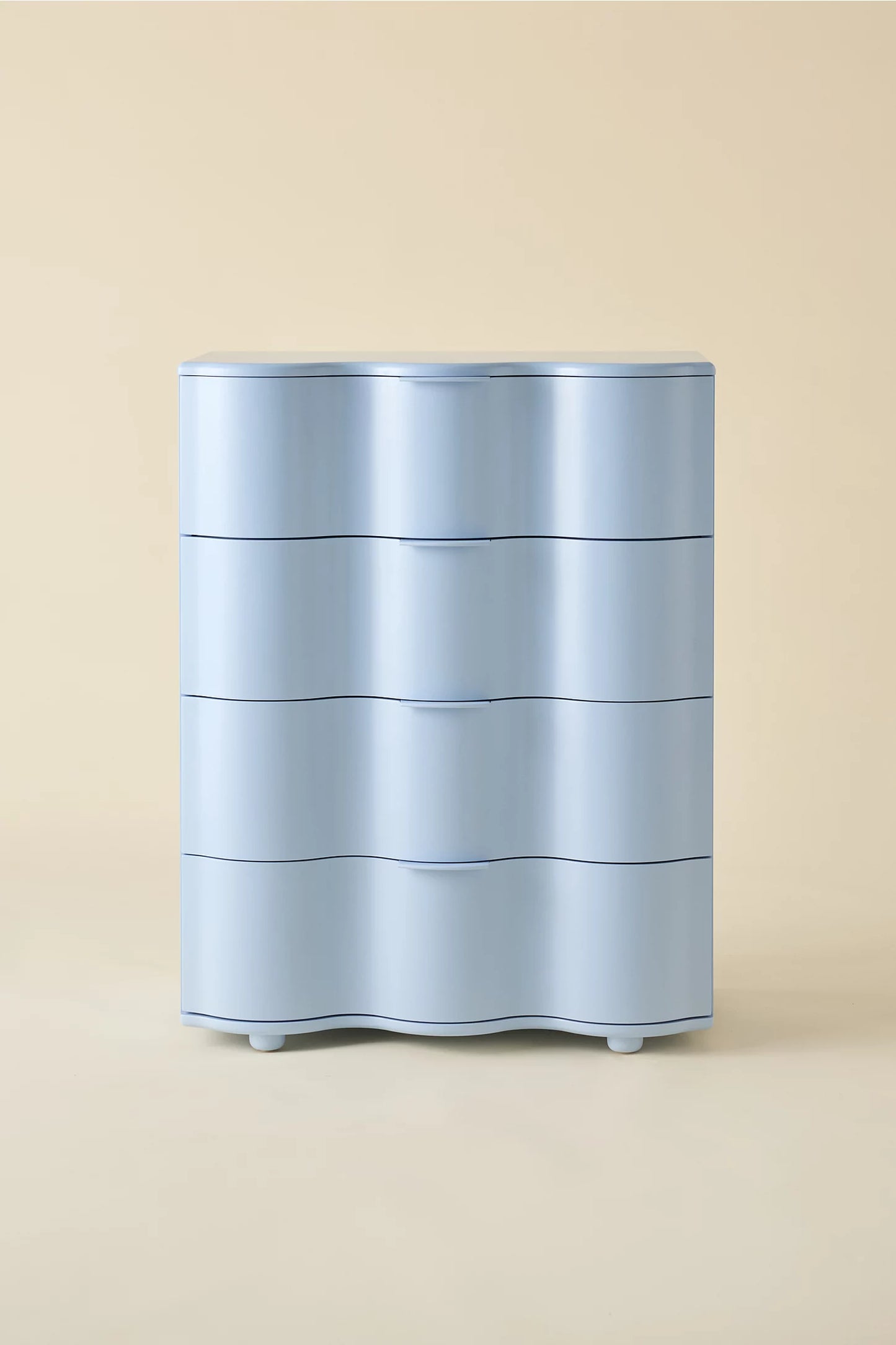Aria Tall 4-Drawer Squiggle Dresser