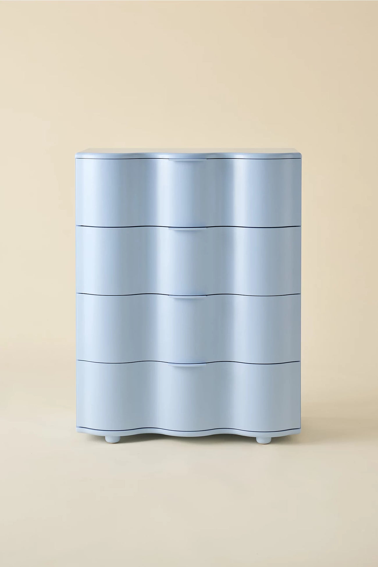 Aria Tall 4-Drawer Squiggle Dresser