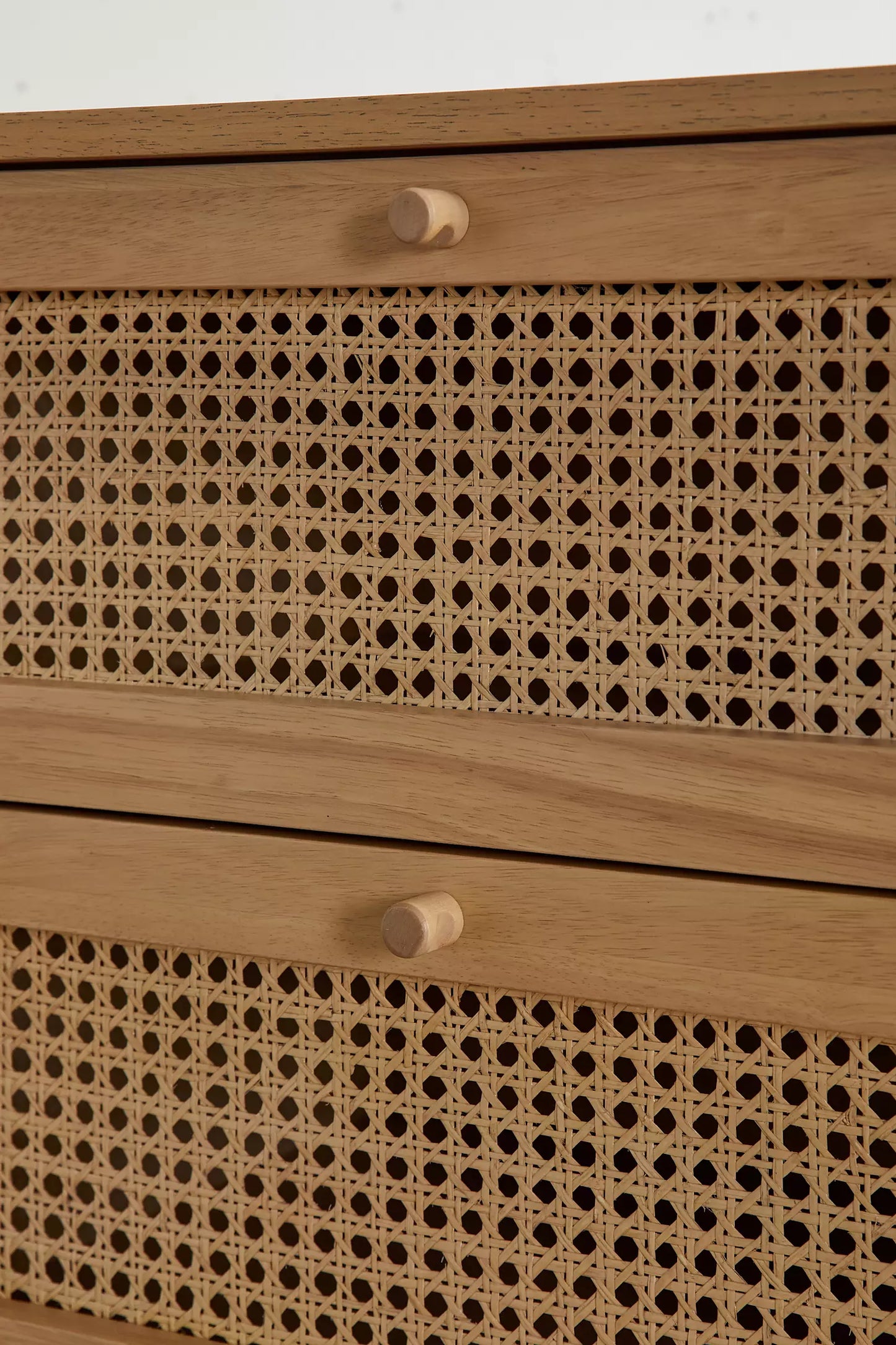 Kieran Cane 6-Drawer Dresser - Natural