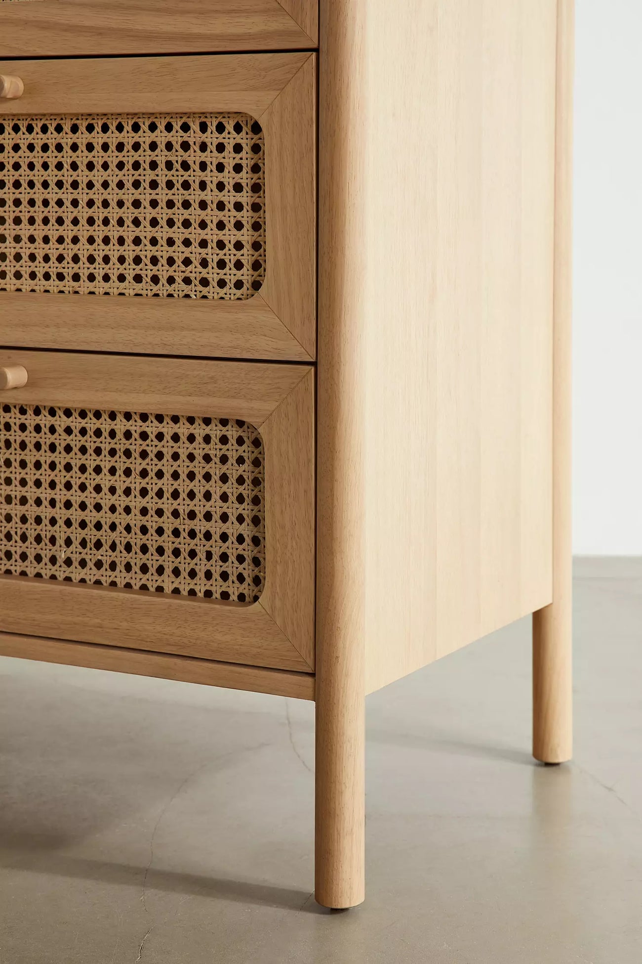 Kieran Cane 6-Drawer Dresser - Natural