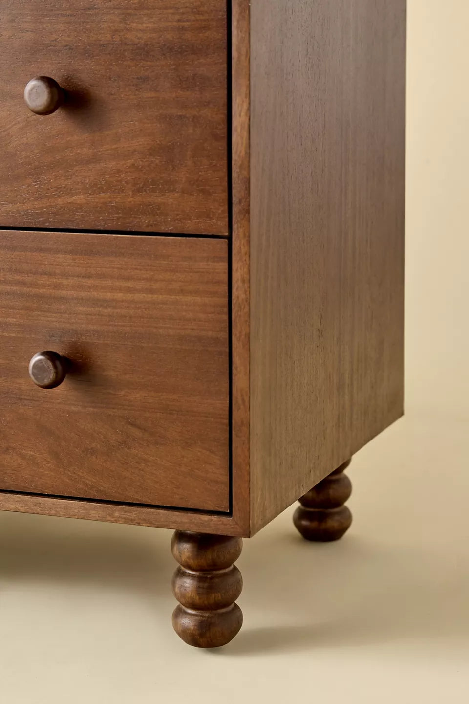 Clara 6-Drawer Wood Dresser - Walnut