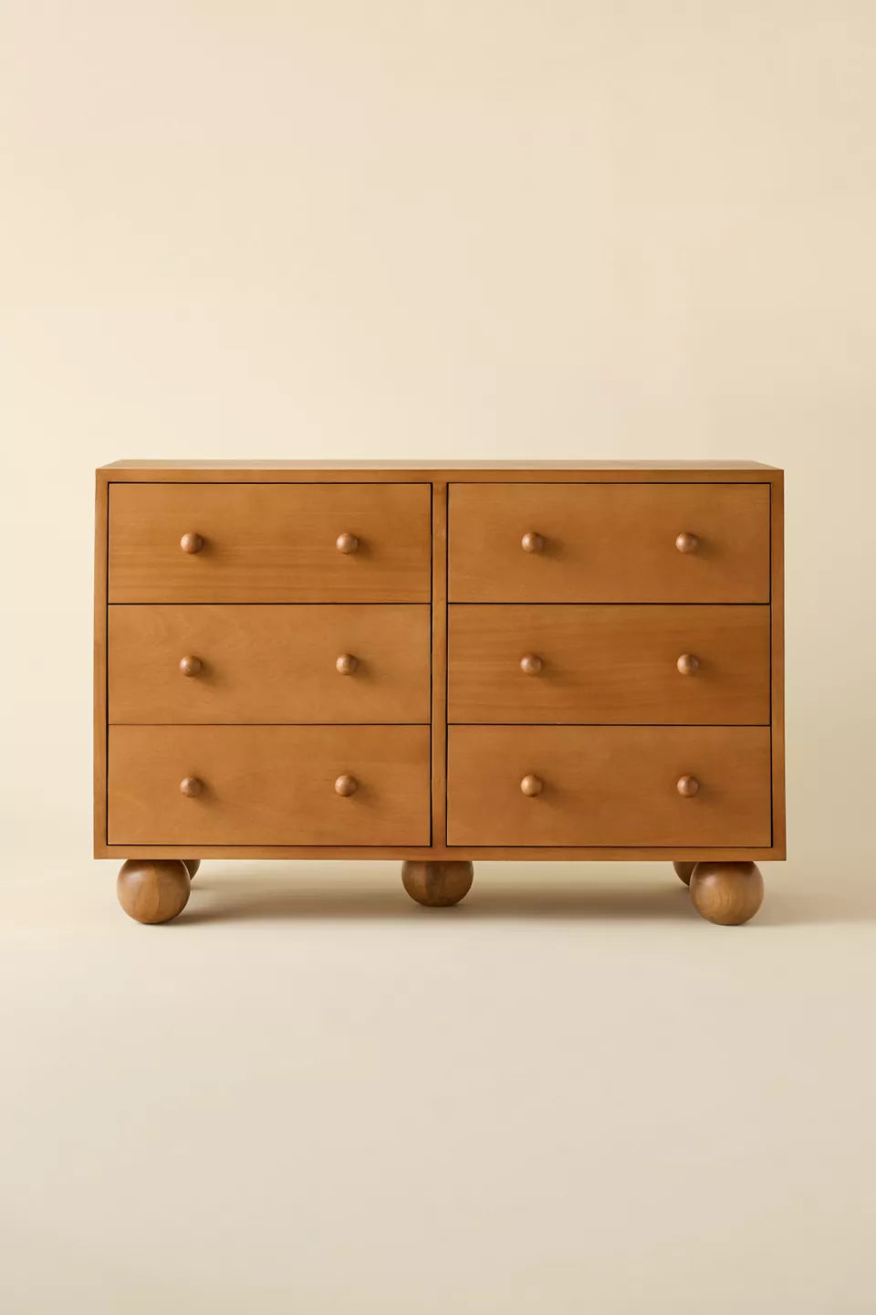 Knox 6-Drawer Wood Dresser - Acorn