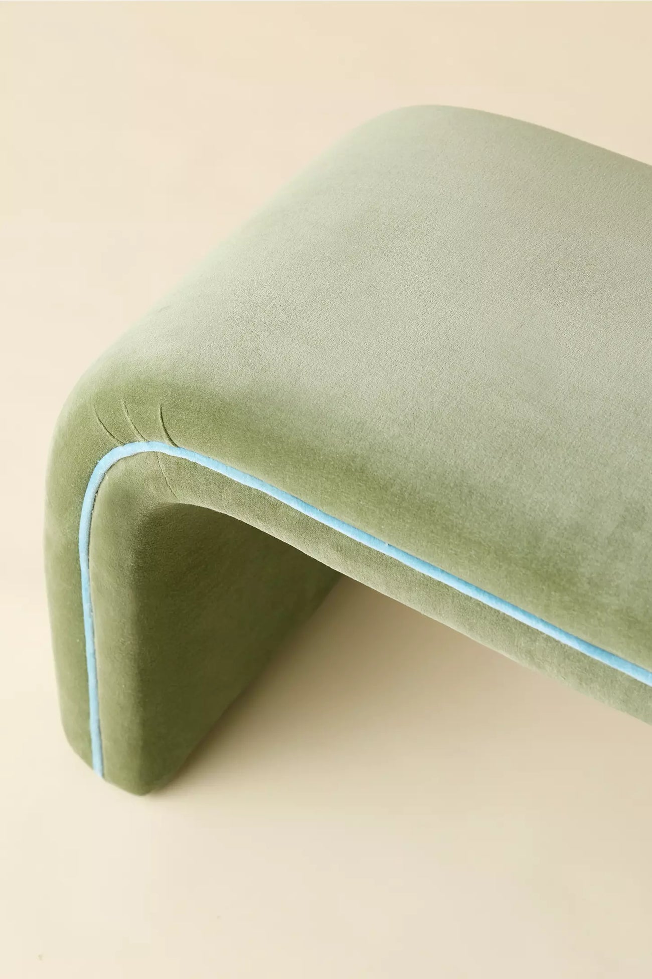 Jane Velvet Upholstered Bench Green