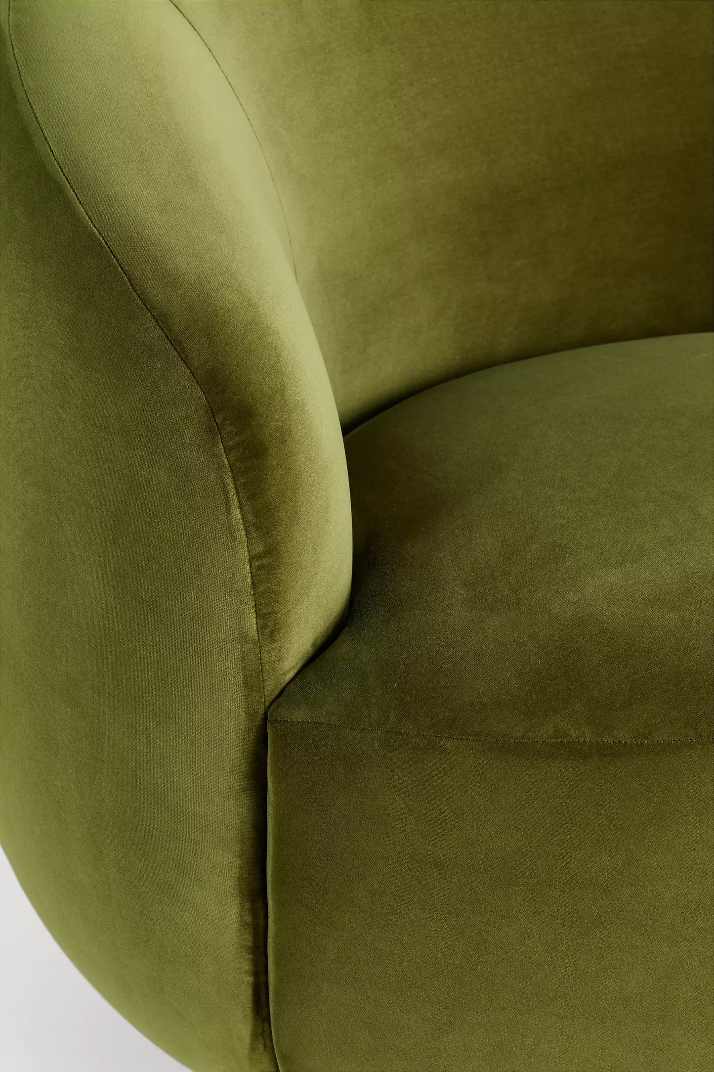 Cosette Velvet Swivel Chair Artichoke