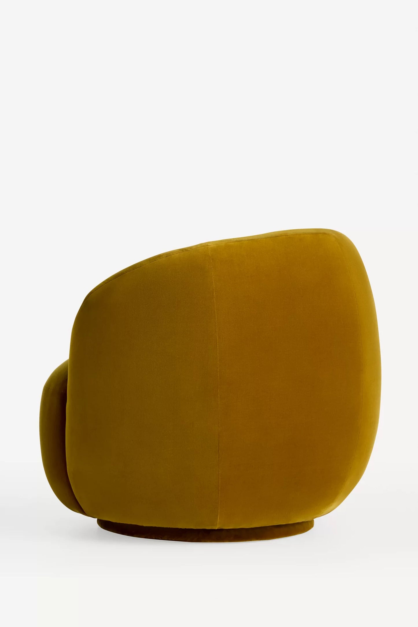 Cosette Velvet Swivel Chair Gold