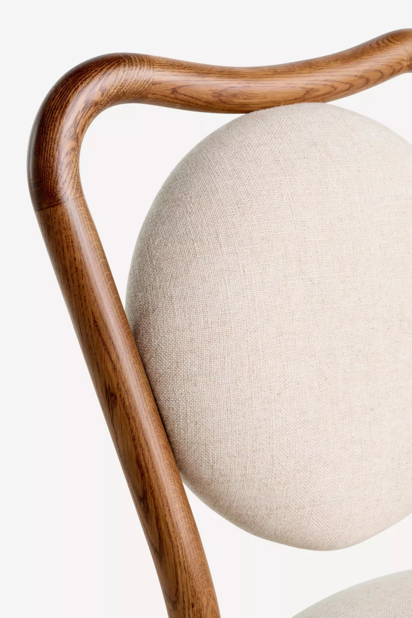 Ella Linen Dining Chair Valencia Linen Oatmeal