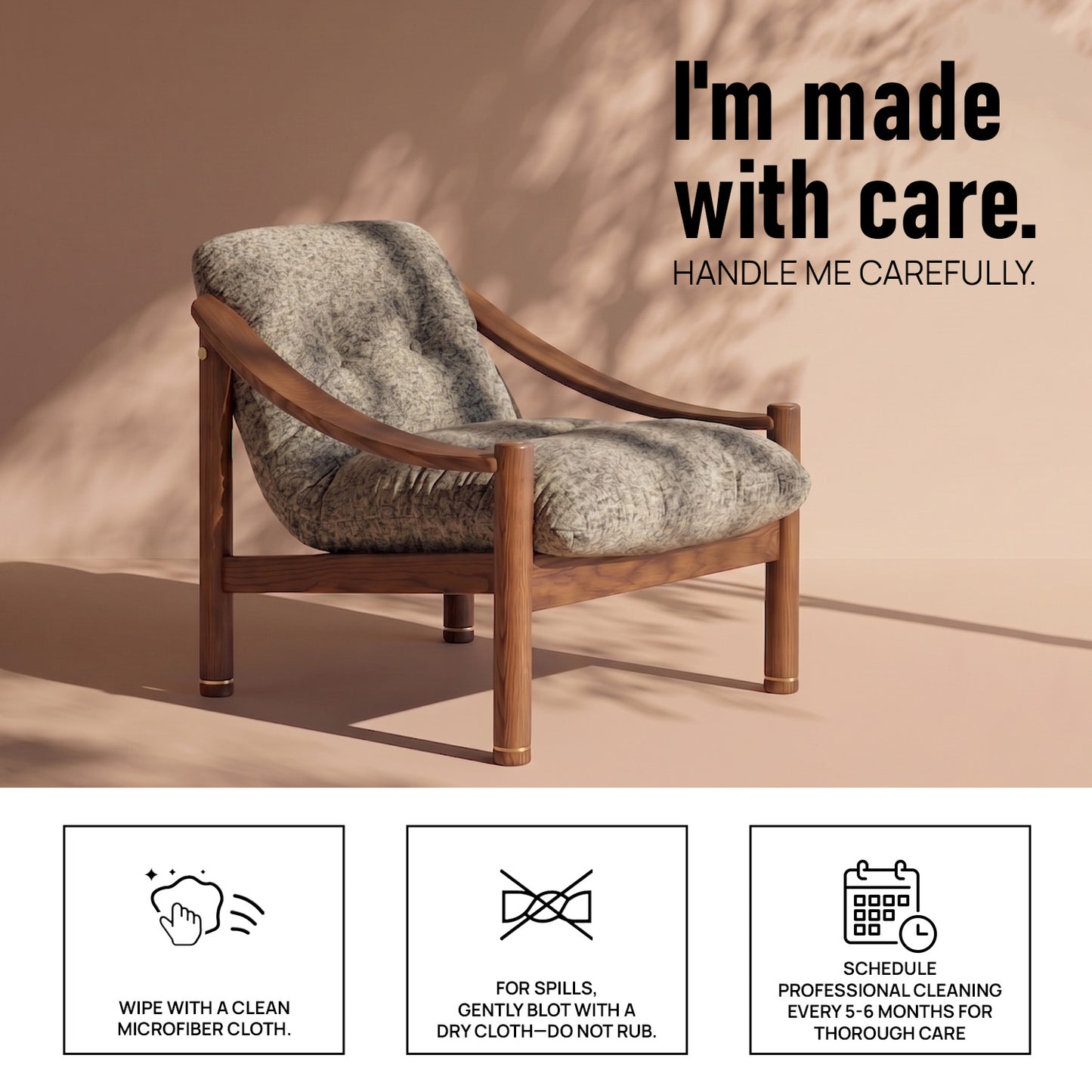 Aveeron Wood Frame Green Velvet Lounge Chair