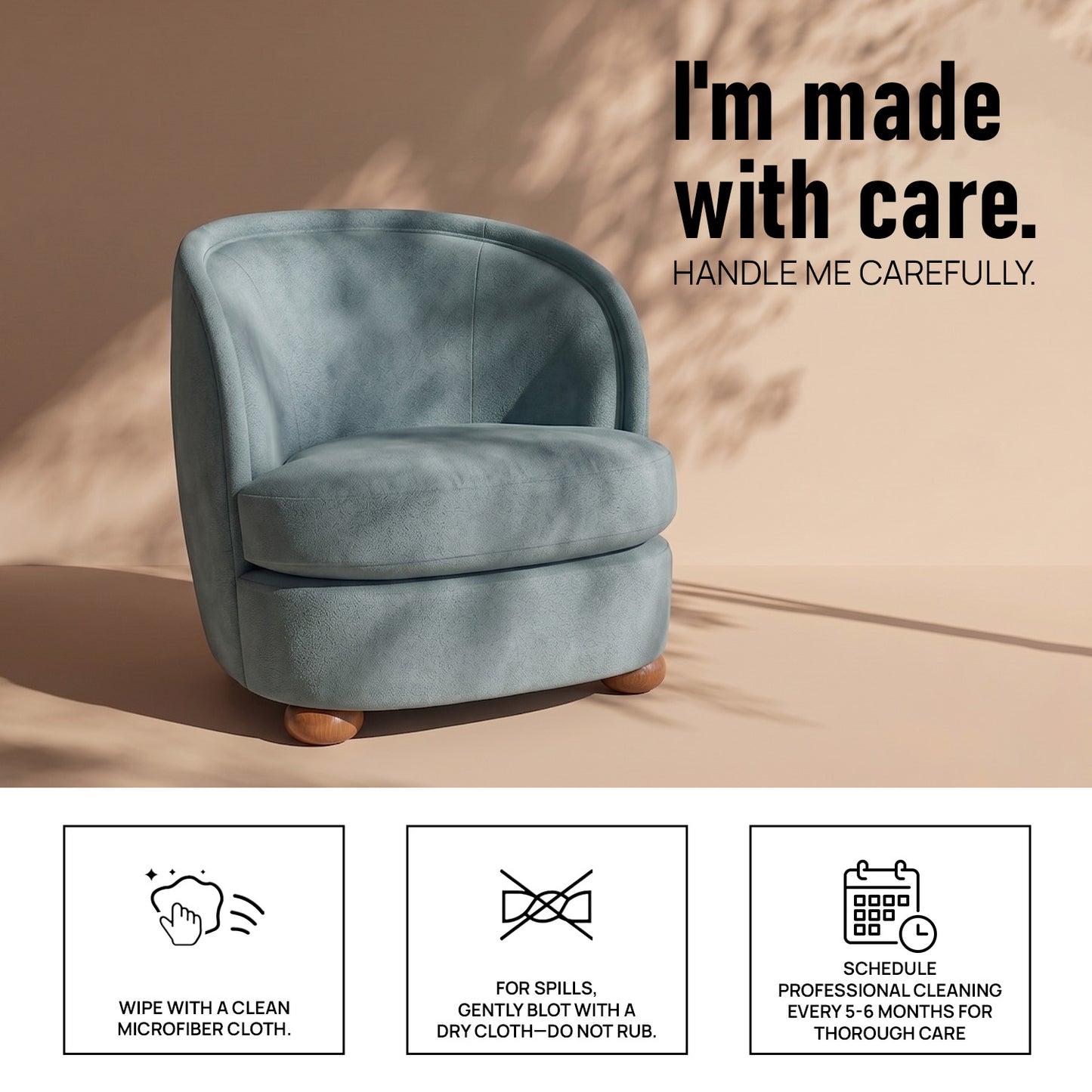 Orevella Classic Barrel Olive Green Velvet Lounge Chair