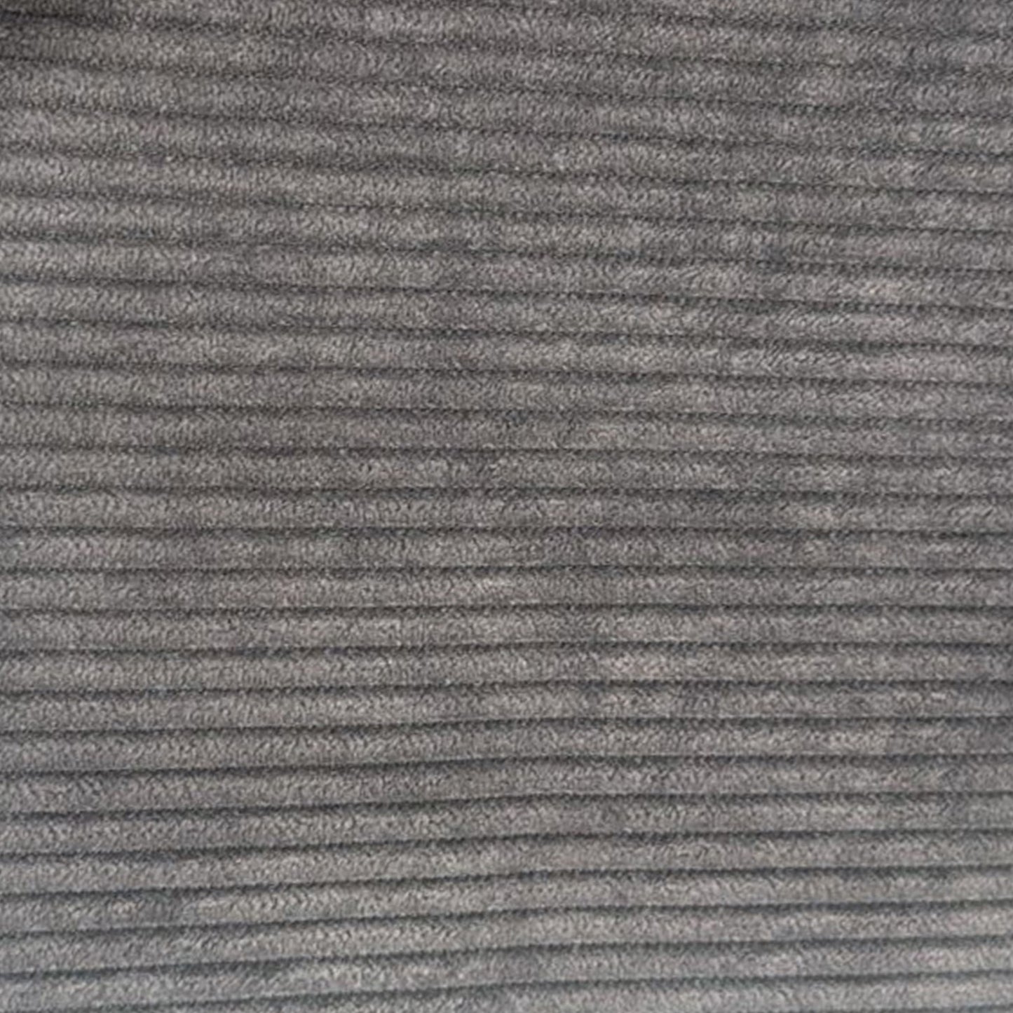 Elegant Edge 2 Seater Versatile Corduroy Grey L Shaped Sofa