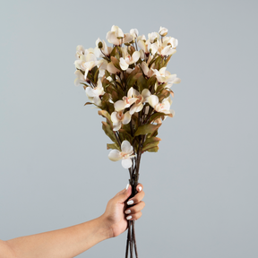 Artificial Flower Bougainvillea  - Cream Bunch