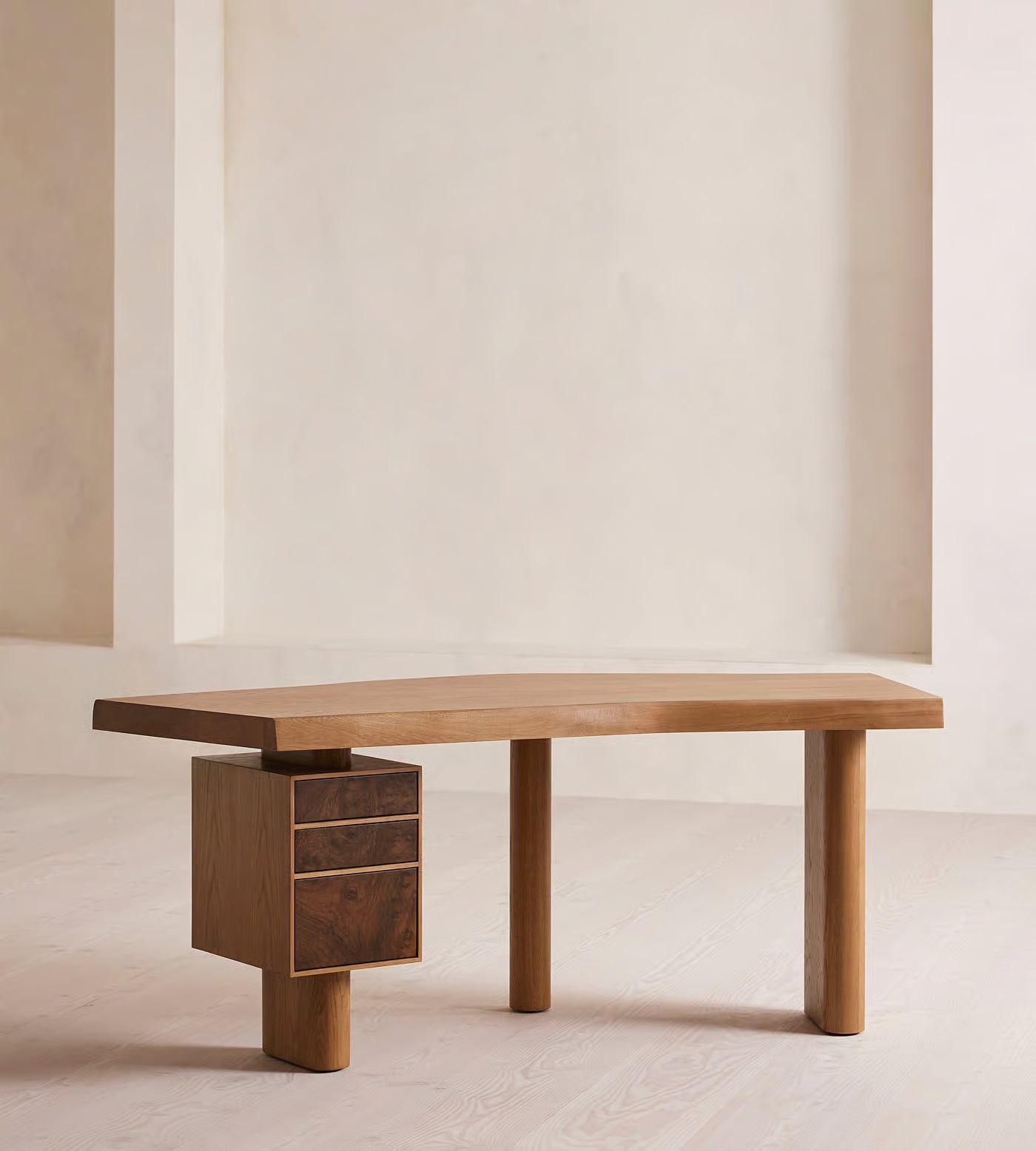 Arranmore Desk, Walnut Burl