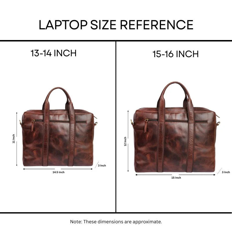 Vintage Rust Laptop Bag