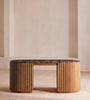 Railton Desk, Dark Emperador Marble