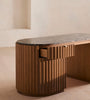 Railton Desk, Dark Emperador Marble