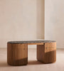 Railton Desk, Dark Emperador Marble
