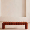 Willis Bench Velvet Velvet Rust