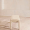 Willis Bench Velvet Velvet Porcelain