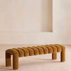 Willis Bench Velvet Velvet Mustard