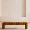 Willis Bench Velvet Velvet Mustard