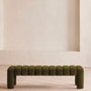 Willis Bench Velvet Velvet Olive