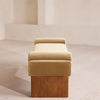 Esther Bench Velvet Velvet Camel